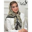 روسری نخی گلدار کد 3811