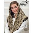 روسری نخی گلدار کد 3811