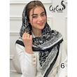 روسری نخی گلدار کد 3811