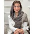 شال حریر ابریشم راه راه کد 3886