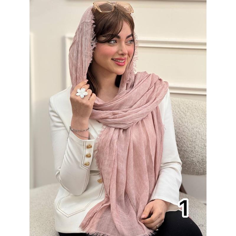 شال کنفی دور ریش بهاره کد 3871