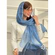 شال مجلسی ابریشم نخ تافته دستک تور کد 3902