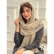 شال حریر نخ گل آفتابگردون دورگان کد 3861