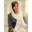 شال حریر نخ گل آفتابگردون دورگان کد 3861
