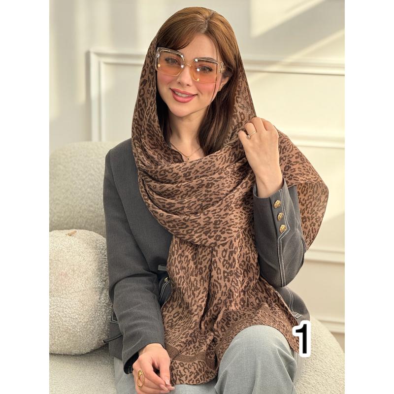 شال پلیسه نخی بهاره شاین کد 4092
