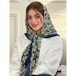 روسری  نخی گارزا ژاکارد کد 4108