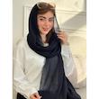 شال ساده نخی بهاره کبریتی دور ریش کد 4097