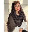 شال ساده نخی بهاره کبریتی دور ریش کد 4097