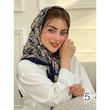 روسری نخی کشمیر آبرنگی  ریز کد 4141