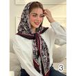 روسری نخی کشمیر آبرنگی  ریز کد 4141