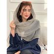 شال ابریشم نخ راه راه کد 3953
