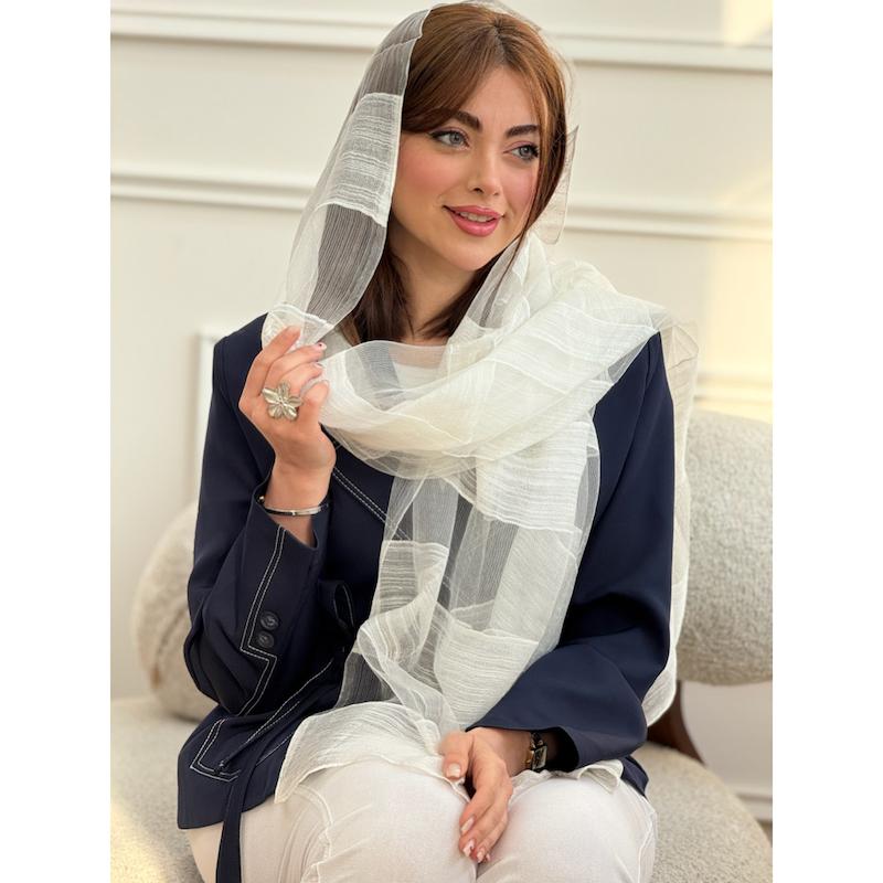 شال مجلسی ابریشم عروس کد 3888