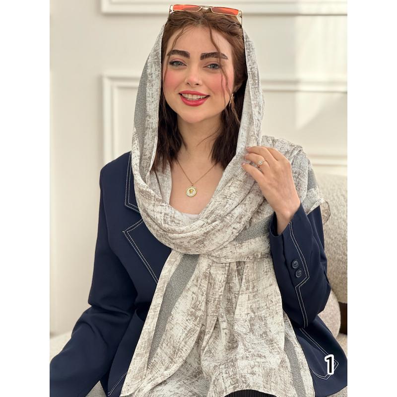 شال پلیسه نخی بهاره پتینه کد 4132