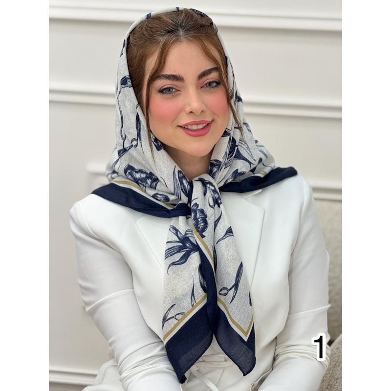 روسری نخی مدل لاله کد 4188