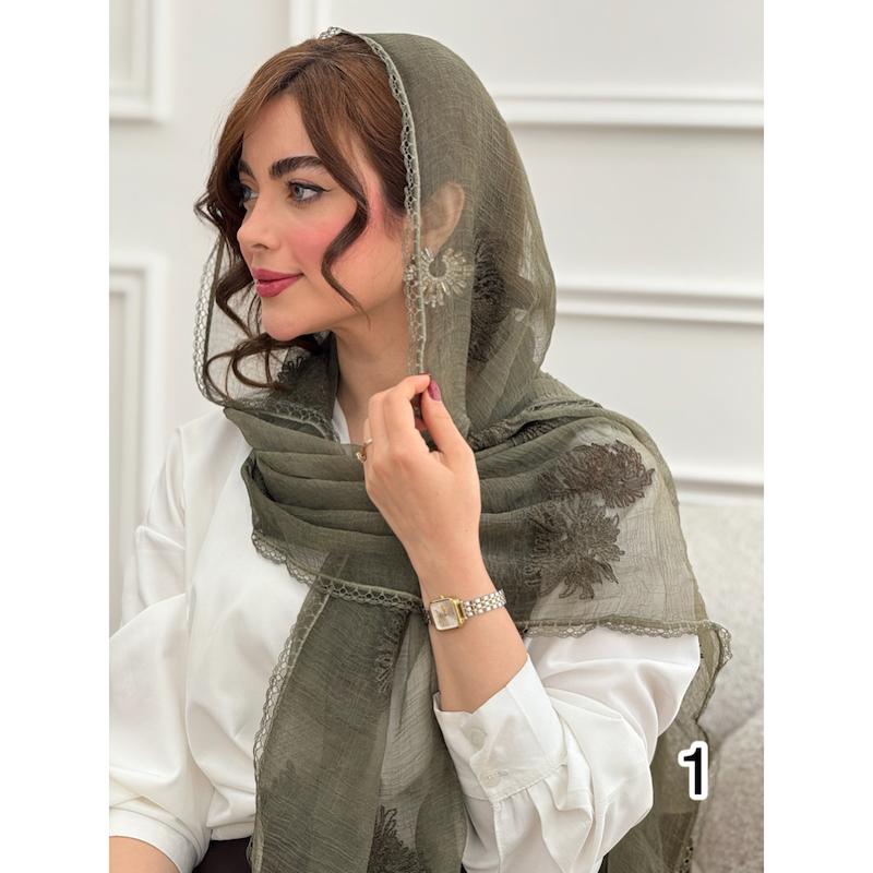 شال حریر مجلسی خورشید کد 4214