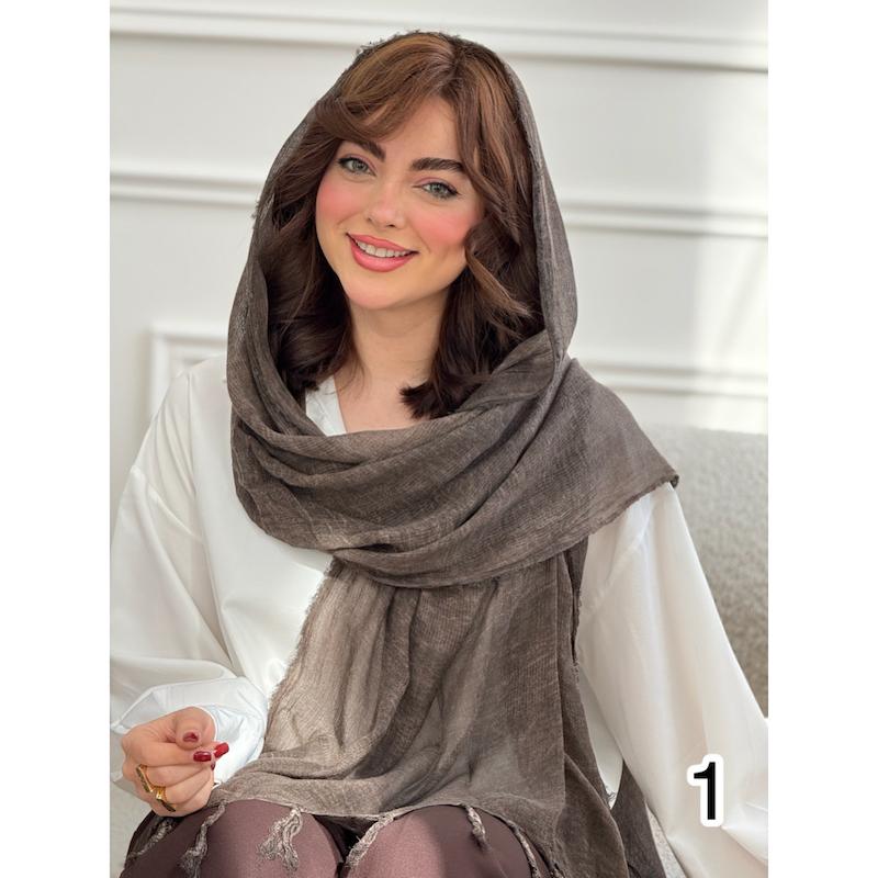 شال کنفی دور ریش ساده کد 4265