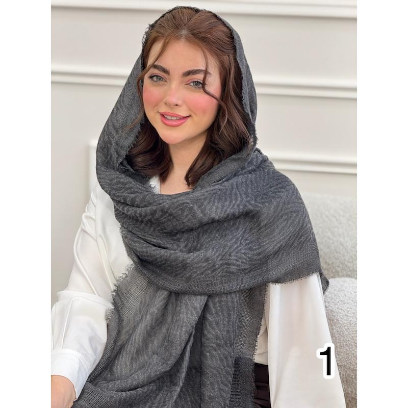 شال نخی زبرا دور ریش شاین کد 4101