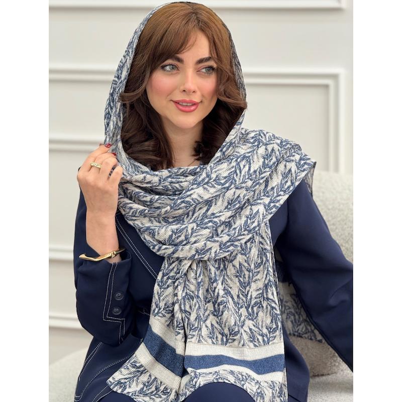شال پلیسه نخی شاین گندم کد 4295