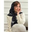 روسری نخی طرح Guess کد 4277