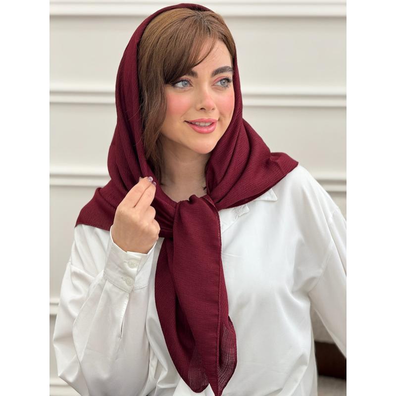 روسری نخی ساده درختی کد 4281
