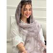 شال حریر مجلسی طرح دیور Dior کد 4254