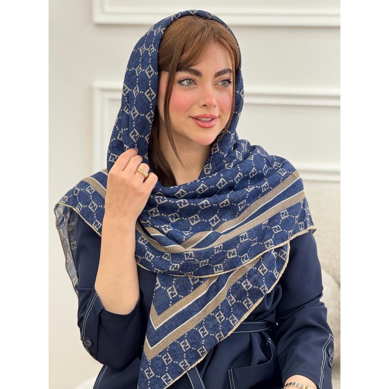 روسری نخی طرح فندی کد 4287