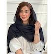 شال نخی ساده دورریش کد 4311