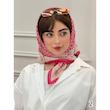 مینی اسکارف نخی  طرح پیچازی 3961