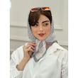 مینی اسکارف نخی  طرح پیچازی 3961