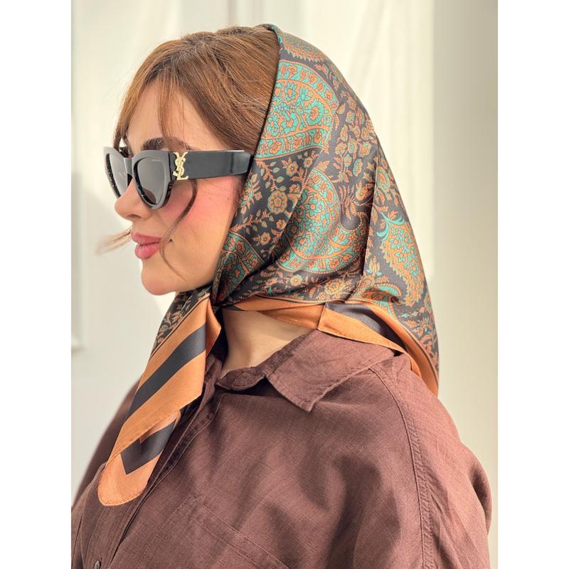 مینی اسکارف ابریشم مجلسی کد 4322