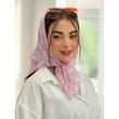 مینی اسکارف نخی طرح پروانه ای 3961 
