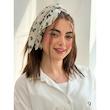 مینی اسکارف نخی طرح پروانه ای 3961 
