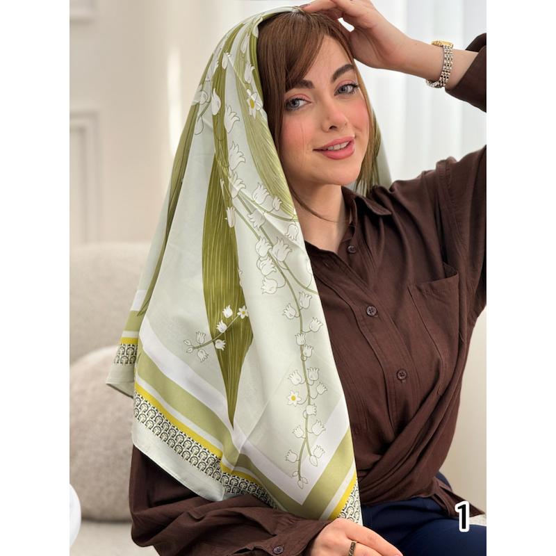 اسکارف ساتن ابریشم کد 4323
