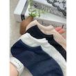 جوراب زیرقوزکی راه راه و گل کد 4327