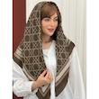 روسری نخی طرح کاناژ دیور کد 4277