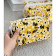 میکاپ‌بگ زرد گلدار کد4401