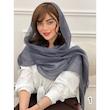 شال کنفی ساده حاشیه سه خط کد 4380