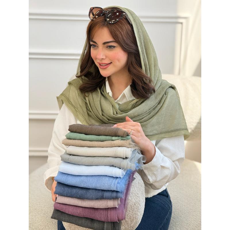 شال حریر مجلسی نواردوخت کد 4376