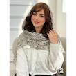 شال نخی پلیسه برفکی دورریش کد 4437