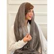 شال نخی کنفی چهارخونه لمه ظریف کد 4374