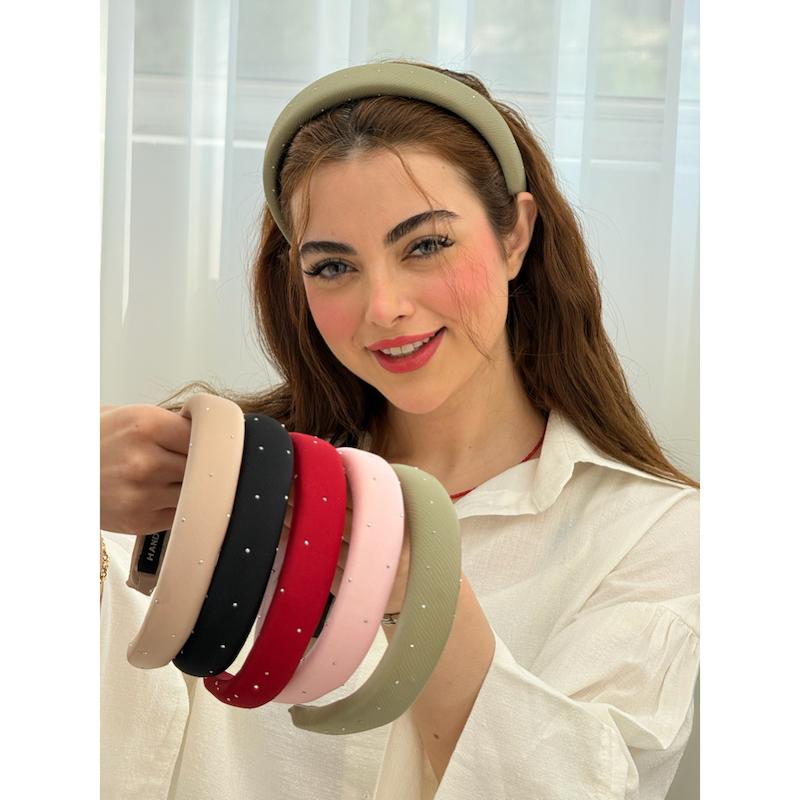  تل حجیم ساتن نگینی کد 4452