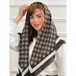 روسری نخ اسکالر طرح Guess کد 4530