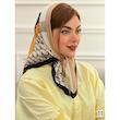 مینی اسکارف حریر ابریشم طرحدار کد 4322