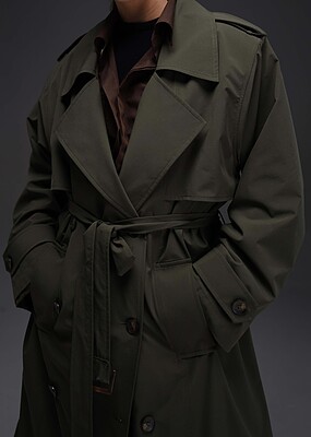 soldier trench coat