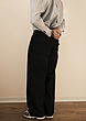 straight leg cotton trousers