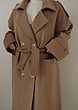 double breasted coat with belt