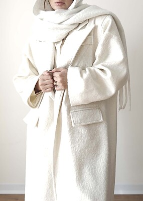 masculine wool blend coat