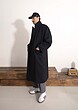 masculine wool blend coat