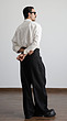 black big pocket trousers