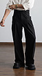 black big pocket trousers